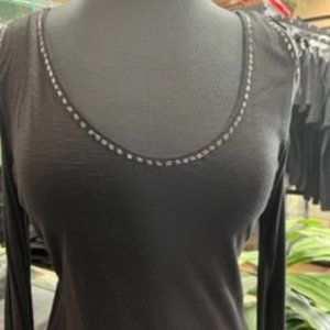 Beautiful Women's Truculture Long Sleeve cut-out Tshirt XL